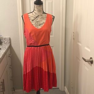Pretty Pink and Orange Dress